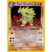Dark Tyranitar 11/105 Neo Destiny 1st Edition Holo Rare Pokemon Card NEAR MINT TCG