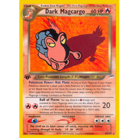 Dark Magcargo 18/105 Neo Destiny 1st Edition Rare Pokemon Card NEAR MINT TCG