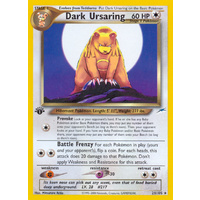 Dark Ursaring 21/105 Neo Destiny 1st Edition Rare Pokemon Card NEAR MINT TCG