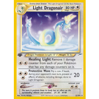 Light Dragonair 22/105 Neo Destiny 1st Edition Rare Pokemon Card NEAR MINT TCG