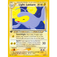 Light Lanturn 23/105 Neo Destiny 1st Edition Rare Pokemon Card NEAR MINT TCG