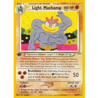 Light Machamp 25/105 Neo Destiny 1st Edition Rare Pokemon Card NEAR MINT TCG
