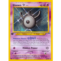 Unown W 29/105 Neo Destiny 1st Edition Rare Pokemon Card NEAR MINT TCG