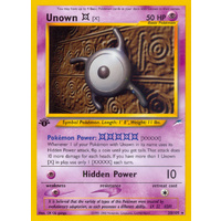 Unown X 30/105 Neo Destiny 1st Edition Rare Pokemon Card NEAR MINT TCG