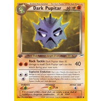 Dark Pupitar 38/105 Neo Destiny 1st Edition Uncommon Pokemon Card NEAR MINT TCG