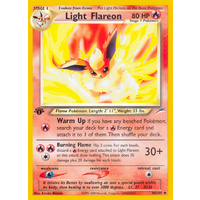 Light Flareon 46/105 Neo Destiny 1st Edition Uncommon Pokemon Card NEAR MINT TCG