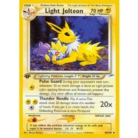 Light Jolteon 48/105 Neo Destiny 1st Edition Uncommon Pokemon Card NEAR MINT TCG