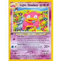 Light Slowbro 51/105 Neo Destiny 1st Edition Uncommon Pokemon Card NEAR MINT TCG