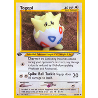 Togepi 56/105 Neo Destiny 1st Edition Uncommon Pokemon Card NEAR MINT TCG