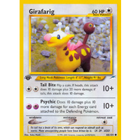 Girafarig 66/105 Neo Destiny 1st Edition Common Pokemon Card NEAR MINT TCG