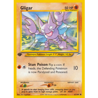 Gligar 67/105 Neo Destiny 1st Edition Common Pokemon Card NEAR MINT TCG