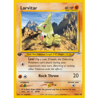 Larvitar 70/105 Neo Destiny 1st Edition Common Pokemon Card NEAR MINT TCG