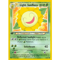 Light Sunflora 72/105 Neo Destiny 1st Edition Common Pokemon Card NEAR MINT TCG