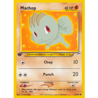 Machop 73/105 Neo Destiny 1st Edition Common Pokemon Card NEAR MINT TCG