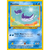 Mantine 74/105 Neo Destiny 1st Edition Common Pokemon Card NEAR MINT TCG
