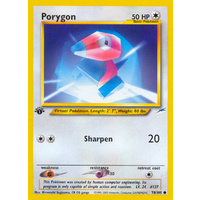 Porygon 78/105 Neo Destiny 1st Edition Common Pokemon Card NEAR MINT TCG