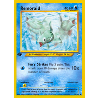 Remoraid 80/105 Neo Destiny 1st Edition Common Pokemon Card NEAR MINT TCG