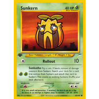 Sunkern 83/105 Neo Destiny 1st Edition Common Pokemon Card NEAR MINT TCG