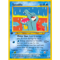 Totodile 85/105 Neo Destiny 1st Edition Common Pokemon Card NEAR MINT TCG