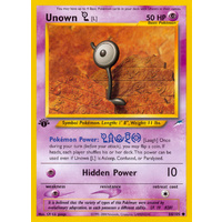 Unown L 86/105 Neo Destiny 1st Edition Common Pokemon Card NEAR MINT TCG