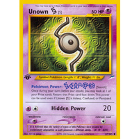 Unown S 87/105 Neo Destiny 1st Edition Common Pokemon Card NEAR MINT TCG