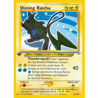 Shining Raichu 111/105 Neo Destiny 1st Edition Holo Ultra Rare Pokemon Card NEAR MINT TCG