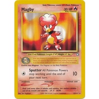 Magby 23/111 Neo Genesis Unlimited Rare Pokemon Card NEAR MINT TCG