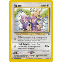 Aipom 26/111 Neo Genesis Unlimited Uncommon Pokemon Card NEAR MINT TCG