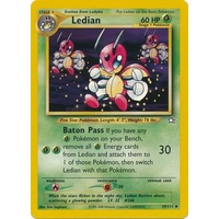 Ledian 39/111 Neo Genesis Unlimited Uncommon Pokemon Card NEAR MINT TCG