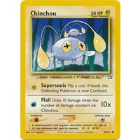 Chinchou 55/111 Neo Genesis Unlimited Common Pokemon Card NEAR MINT TCG