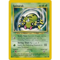 Spinarak 75/111 Neo Genesis Unlimited Common Pokemon Card NEAR MINT TCG