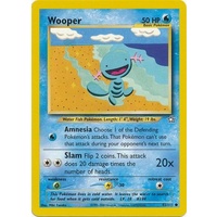Wooper 82/111 Neo Genesis Unlimited Common Pokemon Card NEAR MINT TCG