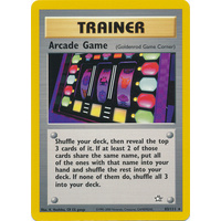 Arcade Game 83/111 Neo Genesis Unlimited Rare Trainer Pokemon Card NEAR MINT TCG