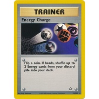 Energy Charge 85/111 Neo Genesis Unlimited Rare Trainer Pokemon Card NEAR MINT TCG