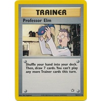 Professor Elm 96/111 Neo Genesis Unlimited Uncommon Trainer Pokemon Card NEAR MINT TCG