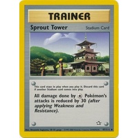 Sprout Tower 97/111 Neo Genesis Unlimited Uncommon Trainer Pokemon Card NEAR MINT TCG