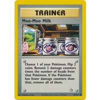Moo-Moo Milk 101/111 Neo Genesis Unlimited Common Trainer Pokemon Card NEAR MINT TCG