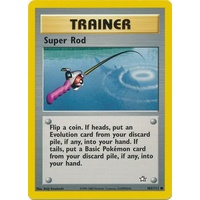Super Rod 103/111 Neo Genesis Unlimited Common Trainer Pokemon Card NEAR MINT TCG