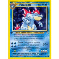 Feraligatr 4/111 Neo Genesis 1st Edition Holo Rare Pokemon Card NEAR MINT TCG