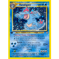 Feraligatr 5/111 Neo Genesis 1st Edition Holo Rare Pokemon Card NEAR MINT TCG