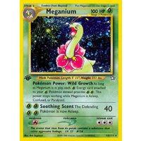 Meganium 11/111 Neo Genesis 1st Edition Holo Rare Pokemon Card NEAR MINT TCG