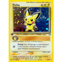 Pichu 12/111 Neo Genesis 1st Edition Holo Rare Pokemon Card NEAR MINT TCG