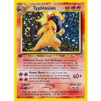 Typhlosion 17/111 Neo Genesis 1st Edition Holo Rare Pokemon Card NEAR MINT TCG