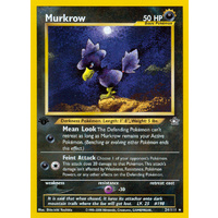Murkrow 24/111 Neo Genesis 1st Edition Rare Pokemon Card NEAR MINT TCG
