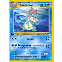 Croconaw 32/111 Neo Genesis 1st Edition Uncommon Pokemon Card NEAR MINT TCG