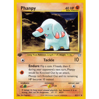 Phanpy 43/111 Neo Genesis 1st Edition Uncommon Pokemon Card NEAR MINT TCG