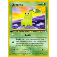 Chikorita 53/111 Neo Genesis 1st Edition Common Pokemon Card NEAR MINT TCG