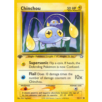 Chinchou 55/111 Neo Genesis 1st Edition Common Pokemon Card NEAR MINT TCG