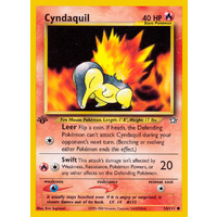 Cyndiquil 56/111 Neo Genesis 1st Edition Common Pokemon Card NEAR MINT TCG