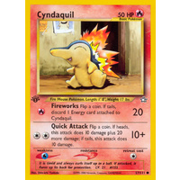 Cyndiquil 57/111 Neo Genesis 1st Edition Common Pokemon Card NEAR MINT TCG